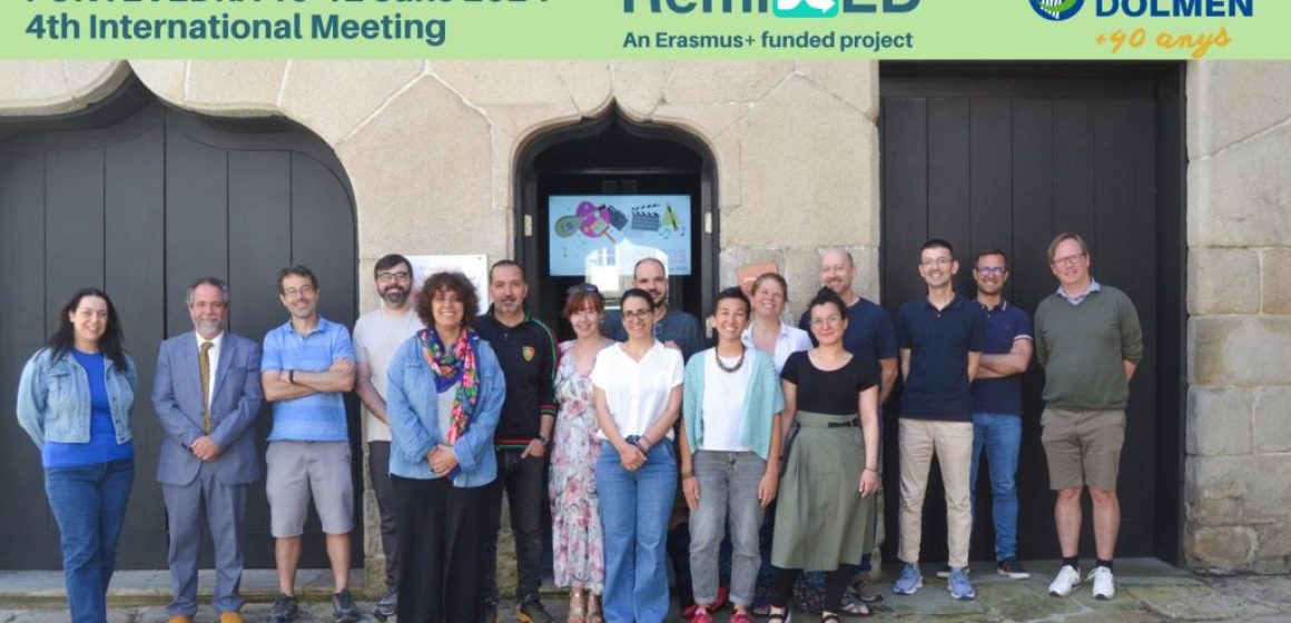 4o encuentro internacional del proyecto REMIXED en Pontevedra del 10 al 12 de junio. Encuentro de los docentes y universidades y consultores de este proyecto de colaboración para la mejora del diseño de las sesiones didácticas
