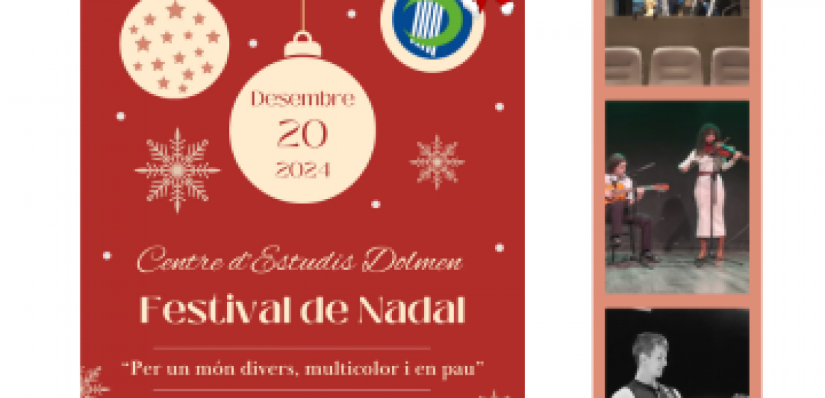 Portada programa Festival de Nadal 2024 de CE DOLMEN a l'Auditori Barradas