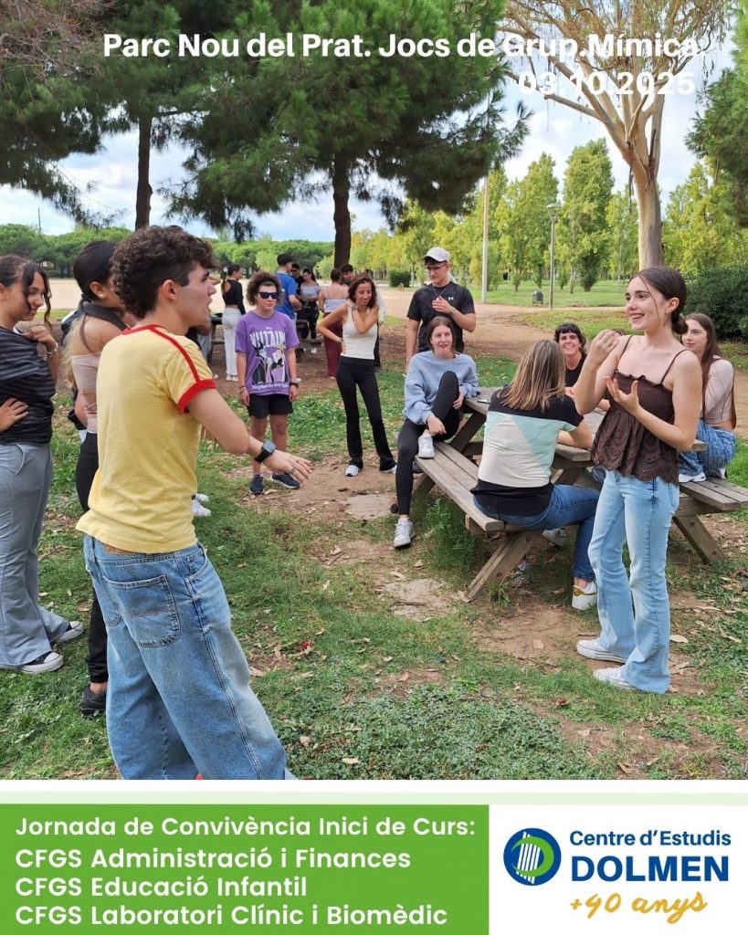 05_CE Dolmen Dinar del Traje Cicles Formatius Grau Superior Laboratori Educacio Infantil Administracio curs 25 26