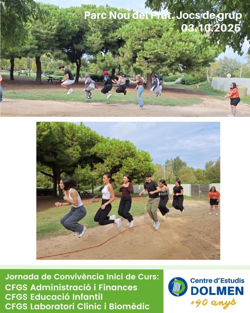 07_CE Dolmen Dinar del Traje Cicles Formatius Grau Superior Laboratori Educacio Infantil Administracio curs 25 26