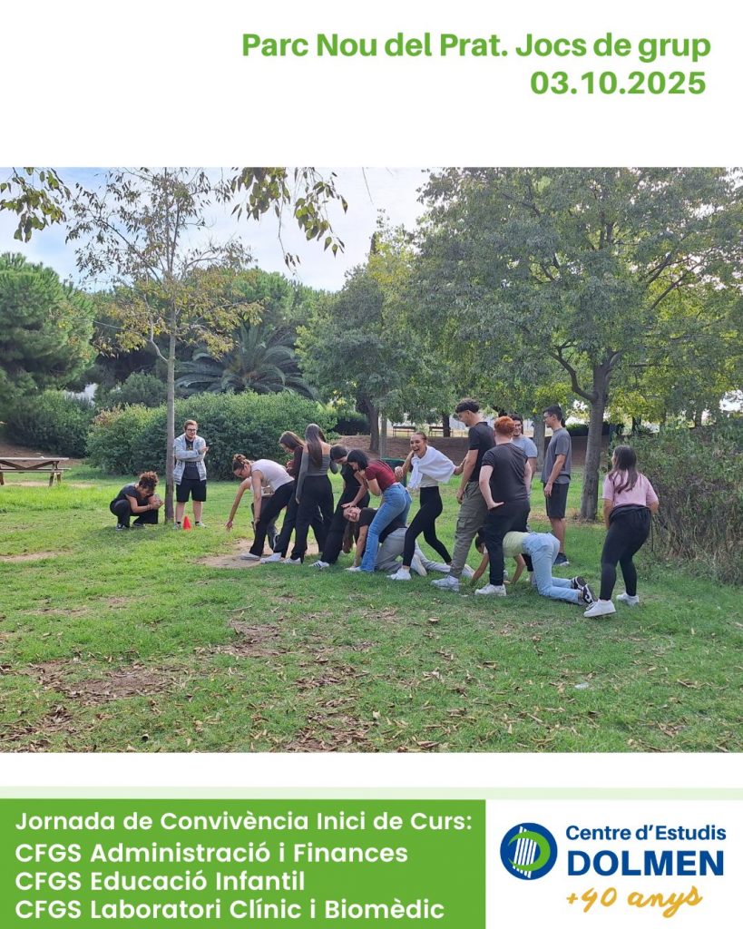 08_CE Dolmen Dinar del Traje Cicles Formatius Grau Superior Laboratori Educacio Infantil Administracio curs 25 26