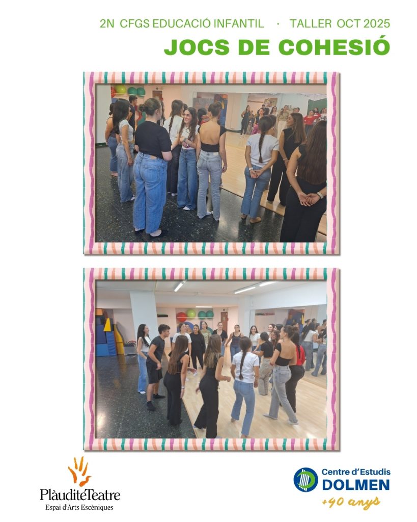 08_CFGS Educació Infantil CE DOLMEN Taller Teatre amb Plaudite Teatre