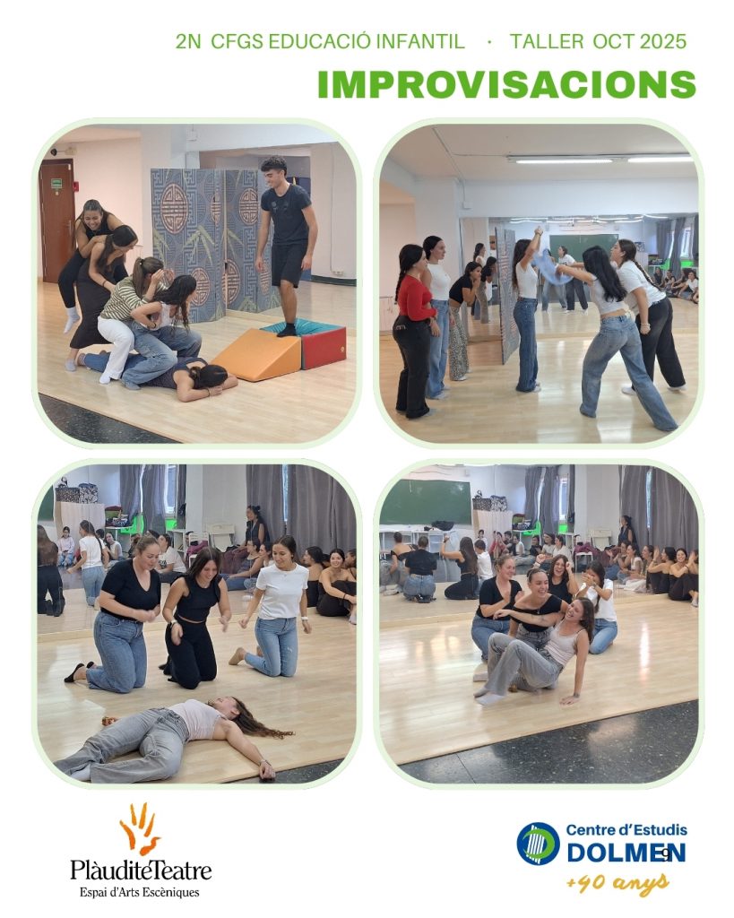 09_CFGS Educació Infantil CE DOLMEN Taller Teatre amb Plaudite Teatre