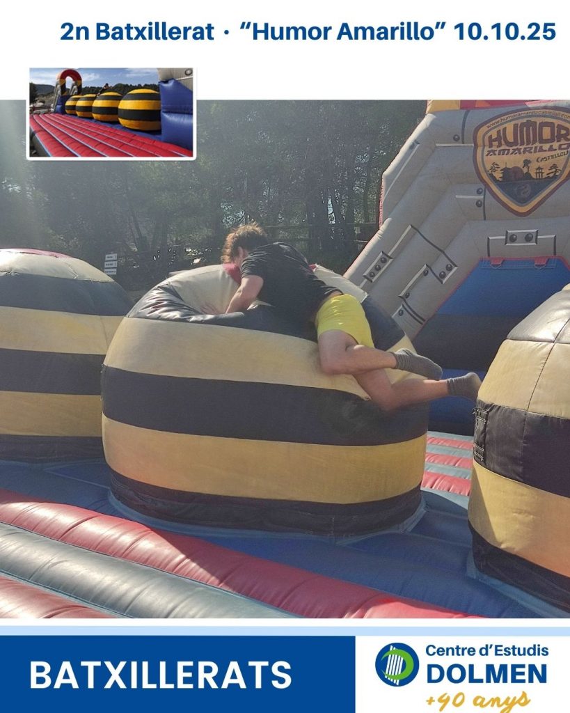 09_Sortida Humor Amarillo 2n Batxillerat CE Dolmen curs 25-26