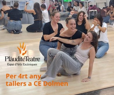 CFGS Educacio Infantil CE DOLMEN Tallers INICI SESSIONS PLAUDITE TEATRE 25-26 v3