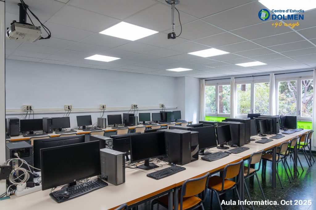 CE DOLMEN Instal·lacions foto Oct 2025 13_Aula Informatica