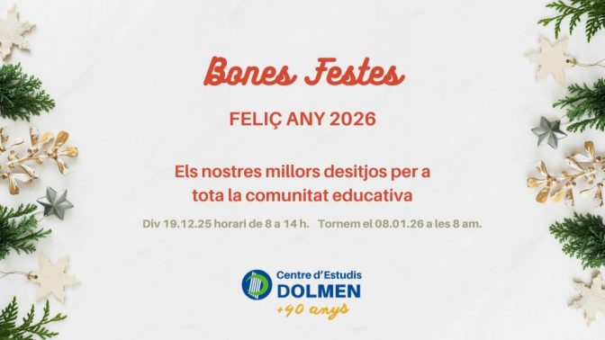 CE DOLMEN felicitacio Bones Festes i Any 2026_slider principal web