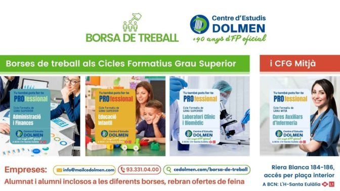 CE DOLMEN i Borsa de Treball
